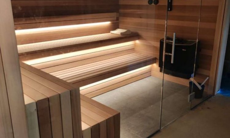 Installation d'éclairage dans un sauna - Passy - TC ELEC